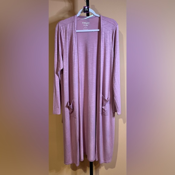 torrid Sweaters - Torrid Mauve Open-Front Cardigan